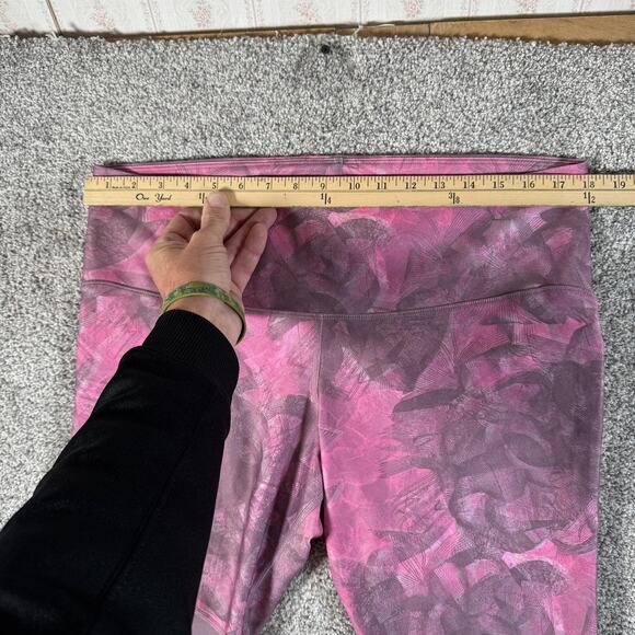 Under Armour HeatGear Compression Leggings Womens 2XL Pink Gray Capri 1328993 - Picture 2 of 12